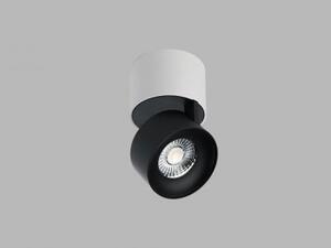 Led2 Stropní LED svítidlo KLIP ON, ø 77 mm, 3000K Barva stínidla: černá, Stmívání: On-Off, Barva podstavce: bílá