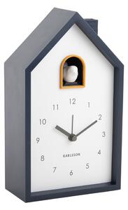 Nástěnné hodiny Karlsson modré 12 cm