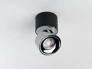 Led2 Stropní LED svítidlo KLIP ON, ø 77 mm, 3000K Barva stínidla: chrom, Stmívání: On-Off, Barva podstavce: bílá