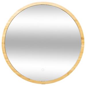 Zrcadlo 5five Simply Smart nástěnné kulaté s dřevěným rámem 570 x 570 mm