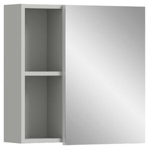 ZRCADLOVÁ SKŘÍŇKA, šedá, 55/55/17 cm MID.YOU - Koupelnové série, Online Only