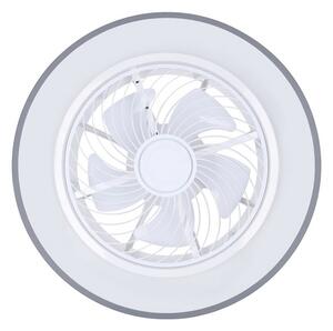 Brilagi - LED Stmív. svítidlo s ventilátorem LED/38W/230V pr. 50 cm šedá + DO