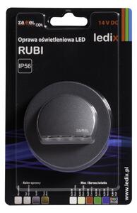 Zamel 09-111-37 svítidlo LED na omítku LEDIX RUBI 14V DC, grafit, neutrální bílá, IP56
