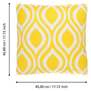Eglo 420293 - Dekorační polštář CHEVERY 45x45 cm žlutá