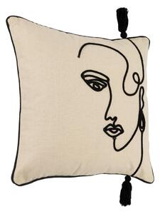 Eglo 420329 - Dekorační polštář CHEVERY 45x45 cm krémová/černá