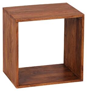 REGÁL, barvy sheesham, sheesham, 43,5/43,5/33 cm MID.YOU - Knihovny, Online Only