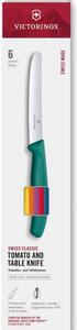 Victorinox Sada kuchyňských nožů na zel. SWISS CLASSIC 11 cm 6 ks pestrobarevná 6.7836.6C1