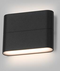 Led2 Nástěnné LED svítidlo FLAT S, š. 11 cm, IP54 Barva: Černá