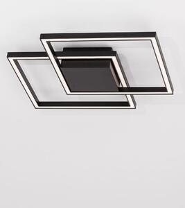 Nova Luce Stropní LED svítidlo BILBAO, d. 46 cm Barva: Černá