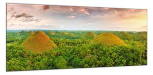 Obraz skleněný čokoládové kopce - 40 x 60 cm