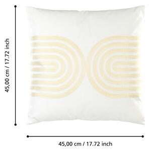 Eglo 420238 - Dekorační polštář BERHALA 45x45 cm bílá/béžová