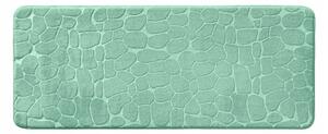 KOUPELNOVÁ PŘEDLOŽKA ZELENÁ PROTISKLUZOVÁ ROHOŽ V LISOVANÉM VZORU 50 x 120 cm