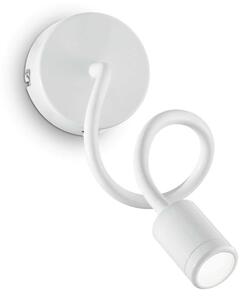 Ideal Lux Nástěnné LED svítidlo Focus-1 ap, Ø 10 cm Barva: Bílá