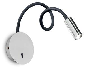 Ideal Lux Nástěnné LED svítidlo Focus-2 ap, Ø 8,5 cm Barva: Chrom