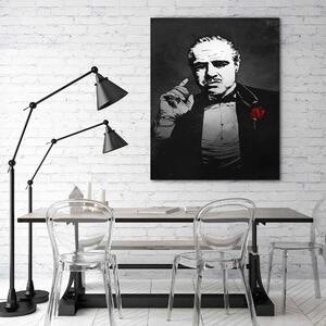 Obraz na plátně Kmotr, Vito Corleone portrét - Nikita Abakumov Rozměry: 40 x 60 cm