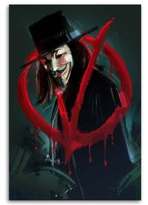 Obraz na plátně V jako Vendeta - Nikita Abakumov Rozměry: 40 x 60 cm