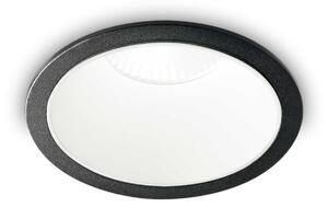Ideal Lux Stropní vestavné bodové svítidlo LED GAME ROUND Barva: Černá, Teplota světla: 3000 K, Barva materiálu: Bílá