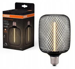 Ledvance LED stropní světlo E27 SQUARE BLACK, laditelná teplá bílá