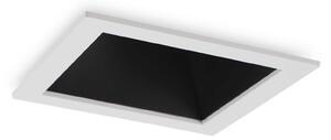 Ideal Lux Stropní vestavné bodové svítidlo LED GAME SQUARE Barva: Bílá, Teplota světla: 3000 K, Barva materiálu: černá
