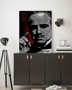 Obraz na plátně Kmotr, Vito Corleone - Nikita Abakumov Rozměry: 40 x 60 cm