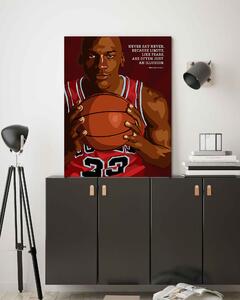 Obraz na plátně Michael Jordan - Nikita Abakumov Rozměry: 40 x 60 cm