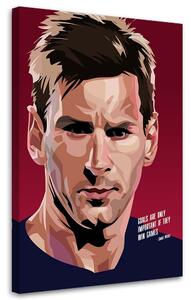 Obraz na plátně Lionel Messi - Nikita Abakumov Rozměry: 40 x 60 cm