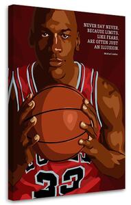 Obraz na plátně Michael Jordan - Nikita Abakumov Rozměry: 40 x 60 cm