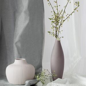 AmeliaHome Keramická váza Thali pudrově růžová