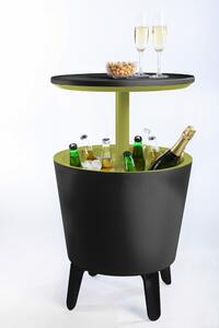 Keter Odkládací stolek a chladič nápojů antracit/zelený 30 L 108638