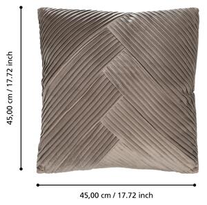 Eglo 420266 - Dekorační polštář SHOURA 45x45 cm hnědá