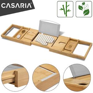 Casaria Relaxační polička na vanu bambus 75-109 cm 109257