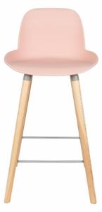 ZUIVER ALBERT KUIP pultová židle růžová