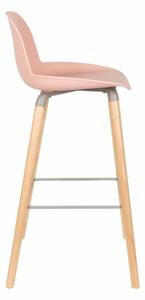 ZUIVER ALBERT KUIP barová židle růžová