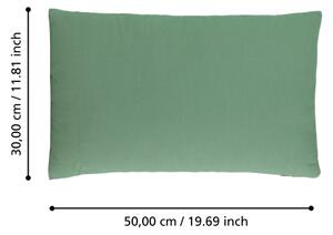 Eglo 420025 - Dekorační polštář ILES 30x50 cm zelená