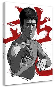 Obraz na plátně Mistr bojových umění Bruce Lee - Nikita Abakumov Rozměry: 40 x 60 cm