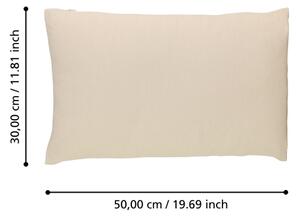 Eglo 420021 - Dekorační polštář ILES 30x50 cm béžová