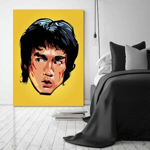 Obraz na plátně Tvář Bruce Leeho - Nikita Abakumov Rozměry: 40 x 60 cm