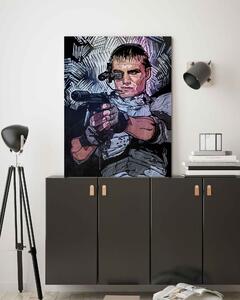 Obraz na plátně Univerzální voják, Dolph Lundgren - Nikita Abakumov Rozměry: 40 x 60 cm