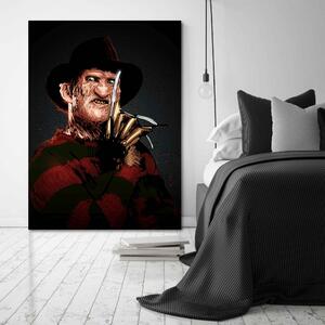 Obraz na plátně Noční můra v Elm Street, Freddy Krueger - Nikita Abakumov Rozměry: 40 x 60 cm
