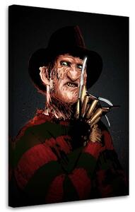 Obraz na plátně Noční můra v Elm Street, Freddy Krueger - Nikita Abakumov Rozměry: 40 x 60 cm