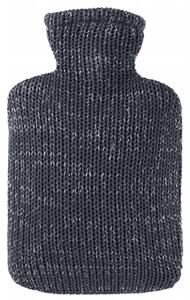 Termofor Hugo Frosch Classic s pleteným lurexovým obalem - antracitový