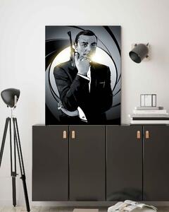 Obraz na plátně James Bond - Nikita Abakumov Rozměry: 40 x 60 cm
