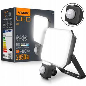 LED reflektor Videx 30W 2850lm IP65 s pohybovým senzorem