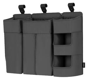 Lionelo - Organizér na postýlku 3v1 SIDEPOCKET Grey