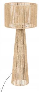 Stojací lampa Atmosphera béžová boho E27, výška 97 cm