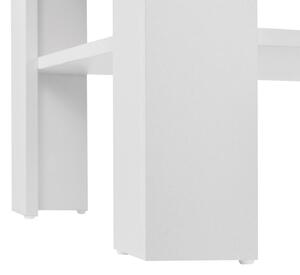 Juskys Konferenční stolek 60x60cm - bílý/tmavě šedý