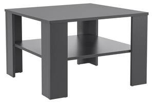 FurniGO Konferenční stolek 60x60cm - tmavě šedý