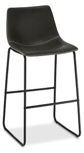 Tmavě šedé barové židle v sadě 2 ks 97 cm Indiana – Furnhouse