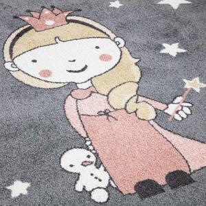 Dětský koberec Anime 983 šedý