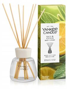 Vonná Vosk Yankee Candle Sage & Citrus doba hoření až 50h